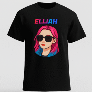 T-shirt unisexe noir